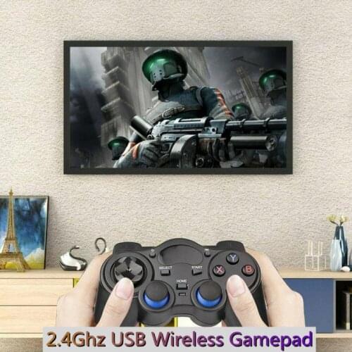 2.4Ghz USB Wireless Gamepad For Android Smartphone Tablet PC TV 360 Games Joystick Receiver Game Controller Not Support IPhone