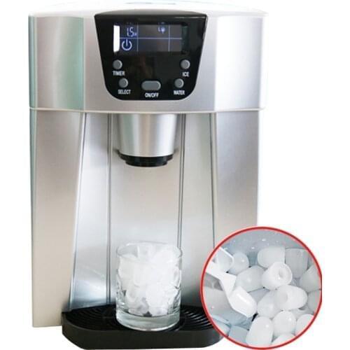 Household portable minI cube ice maker machine automatic ice-dropping multi-function ice making machine and ice water Integrated