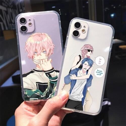 Phone Case Transparent Soft for Iphone 11 12 Pro XS MAX XR X 7 8 6Plus SE2020 Shockproof Coque Yarichin Bitch Club Cover Fundas