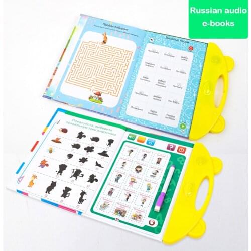 Russian Alphabet Sound Book Eeducational Toys for Children Russian Language Speaking Book for Kids книги на русском языке