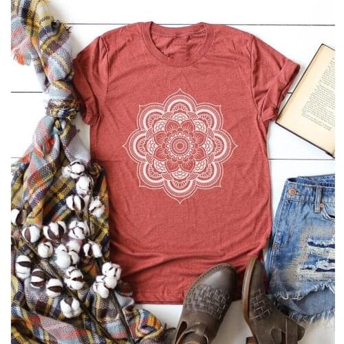 Harajuku Plus Size Floral Print T-shirt Women 2020 Fashion Round Neck Short Sleeve Tops Tee Summer Casual Tshirts Female Clothes