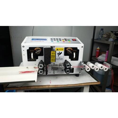 Multi line USB data cable manufacturing Automatic Computer electric wire cutting and stripping machine wire stripper