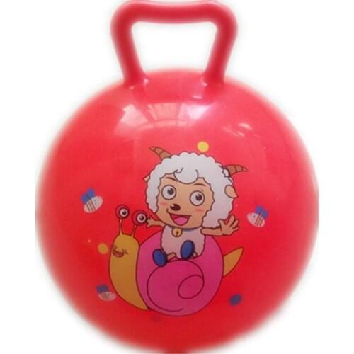 Knob the baby hand toy Inflatables Child Punch Balloons 25cm Ball Knob The Baby Hand Grasp Inflatable Balls Plastic Children