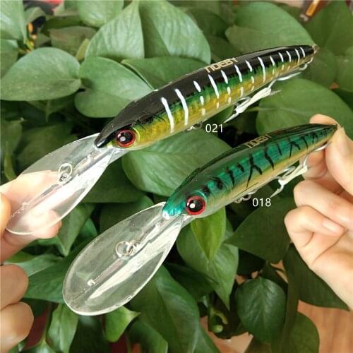 NOEBY 2pcs 14cm 53g slow sinking Trolling Fishing Lure Minnow Wobbler Hard Bait Artificial Fishing Tackle Fishing Accessories