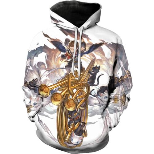Autumn and winter new 3d hoodies anime sports men and women casual hoodies fashion autumn hoodies tops long sleeves