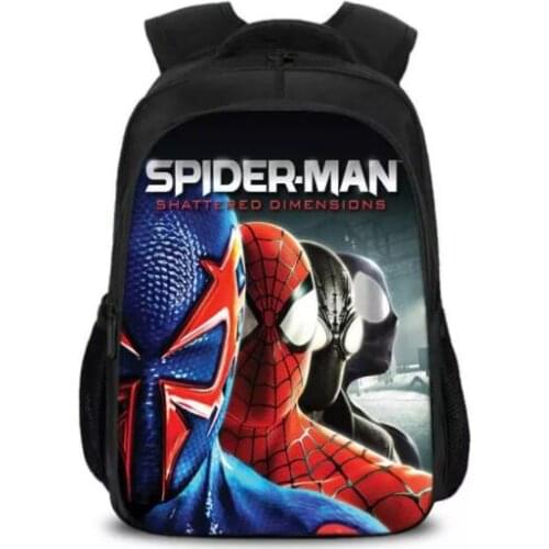 16 inch Casual Children School Bags Mochila Infantil Super Hero Spider Man School Backpacks Primary Students Boys Book Bag