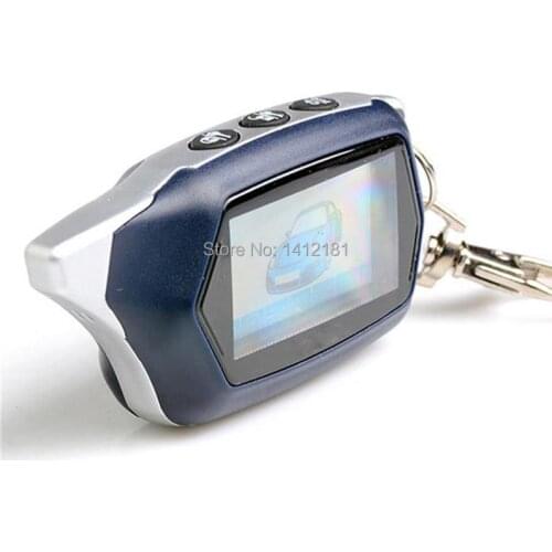 Russian Two Way C9 LCD Remote Key keychain for 2-way starline C9 C6 KGB EX-8 EX8 lcd Remote Control two way car alarm system