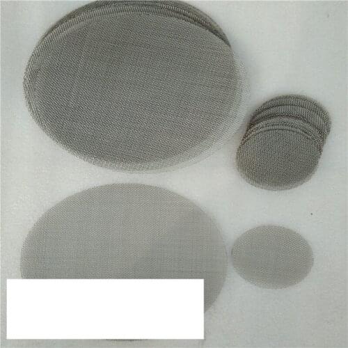 R=200mm diameter filter discs/ SUS 304 100 mesh plain weave filter discs/ customized filter value/MOQ 100 pcs
