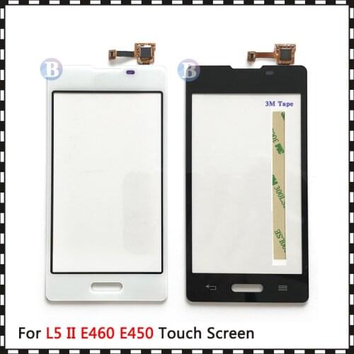 Replacement 3.2" For LG Optimus L5 II E460 E450 and L5X DUAL E455 Touch Screen Digitizer Sensor Outer Glass Lens Panel