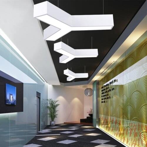 LED office of Y "creative personality Pendant Lights shaped one gym industrial pendant lamps black and white BG23