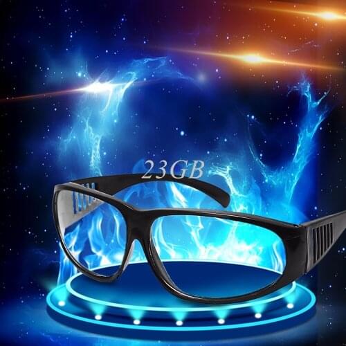Welding Glasses Protective Glasses Goggles Anti-impact Sprayproof Black MAY19_30