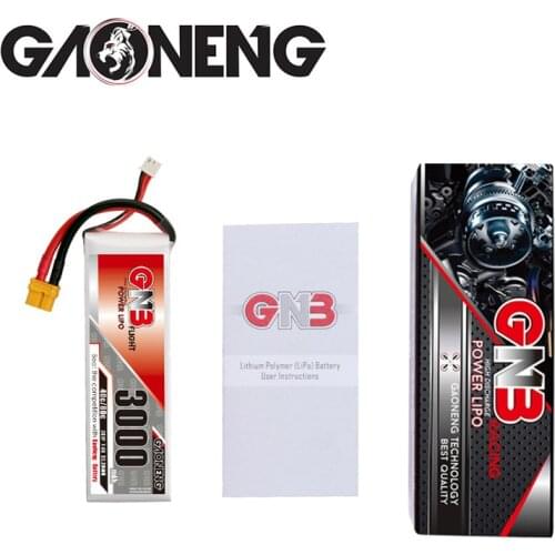 1/2/3/5pcs GNB 3000mAh 7.4V 2S 40C/80C Lipo Battery With T/XT60/XT90 Plug For RC Helicopter Quadcopter FPV Racing Drone Parts