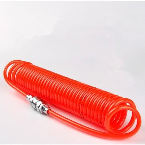 1PCS Polyurethane Pipe Quick Connector Coiled PU Air Pneumatic Tube 8mm x 5mm