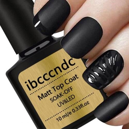 10ml Matte Nail Art Coat Frosted Toenail Pedicure Mild to Skin DIY Nail Polish Soak Off UV Long Lasting Gel Polish Manicure