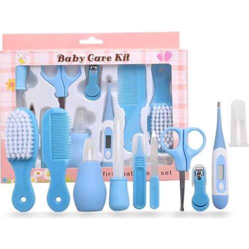 10 Pieces Set Newborn Baby Nail Clipper Set Baby Care Set Washing Nail Tools Health Care Set