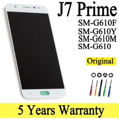 100% New Original G610F G610Y G610M G610 Lcd For Samsung Galaxy J7 Prime Display Touch Screen Digitizer J7 Prime Replacement