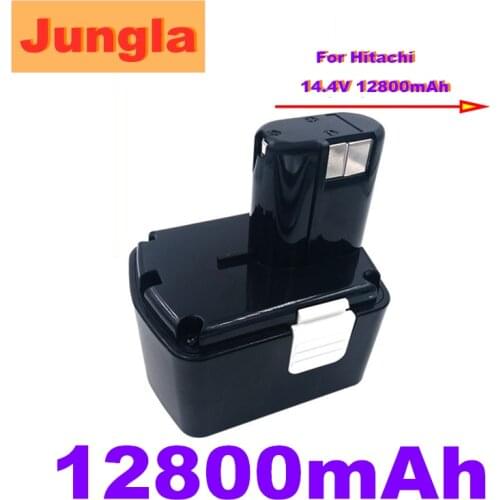 2020 Rechargeable Power Tool Battery for Hitachi 14.4V 12800mAh NI-MH for DS14DVF3 EB1414S EB1412S EB1414 EB1414L CJ14DL DH14DL