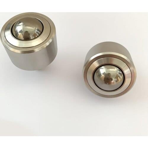 4pcs 8mm bearing steel ball KSM-8 Swivel Round Ball Caster Roller Silver Metal Bull Wheel Universal Transfer Ball Units