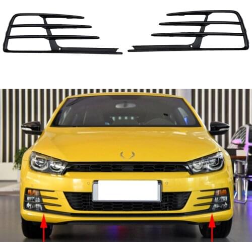 Auto Front Left Right Bumper Fog Light Lamp Grill for VW Scirocco 2015 2016 1K8853665E 1K8853666E
