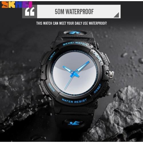 SKMEI New 2019 Fashion Style Watch Mens Top Brand Luxury Sport Waterproof Quartz Outdoor Military Sports Wristwatch Reloj Hombre