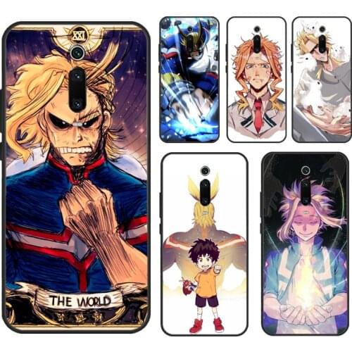 Boku no Hero Academia All Might For POCO F3 F1 F2 M3 X3 Pro Phone Case For Xiaomi Mi 11 Ultra Mi Note 10 Lite 9T 10T Pro
