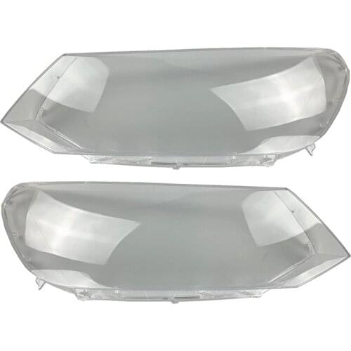 Car Front Headlight Cover For Volkswagen Touareg 2011-2014 PC Headlamp Lampcover Head Lamp light Covers glass Lens Shell Caps