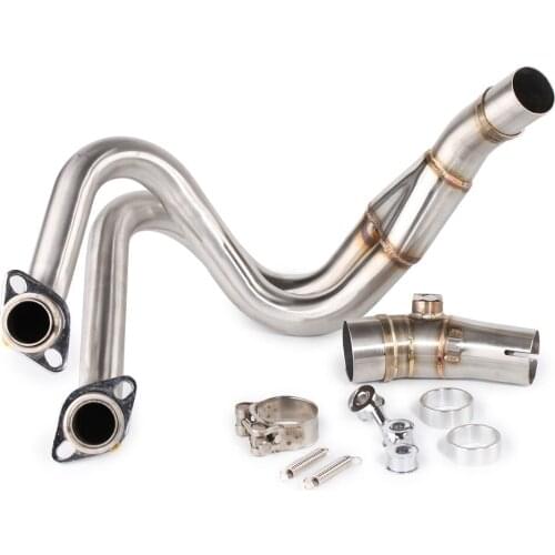 ER6N Ninja 650R exhaust Full System 2012-2015 Motorcycle muffler exhaust pipe middle link pipe for Kawasaki ER-6N er6n slip-on