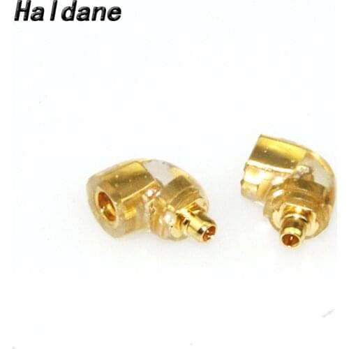 Haldane Pair Headphone Plug for ER4SR ER4XR ER2XR ER2SE ER3XR ER3SE MMCX Male to MMCX Female Converter Adapter