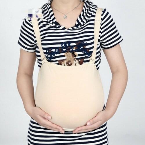 Artificial Silicone Belly Tummy Cloth Bag Woman Pregnant Bump 2500g 7-8 Months Belly Fat Belly Bodysuit Men