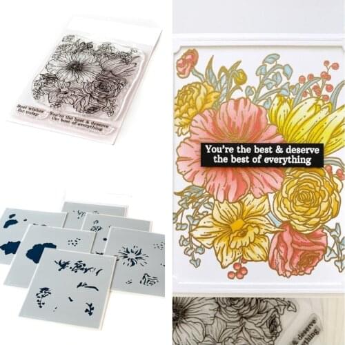 Best of Everything Floral stamps DIY Scrapbooking Card Stencil Paper Cards Handmade Album Stamp Die Sheets 2021 NEW Products