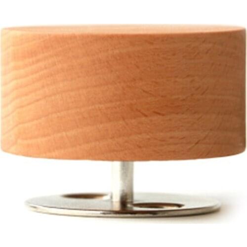 Clockwork Rotation Round Base Musical Boxes Wooden Music Box Wood Crafts Retro Birthday Gift Vintage