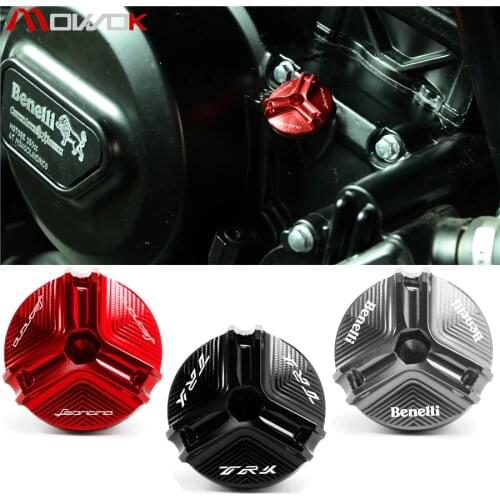 2019 New Motorcycle Engine Magnetic Oil Filler plug High qualit For Benelli TRK 502 Leoncino 500 250 BJ 250 500 TNT 125 300 600