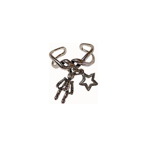 RZ050 Open Ring Female Fashion Ins Trend Simple Retro Bunny Index Finger Ring Female