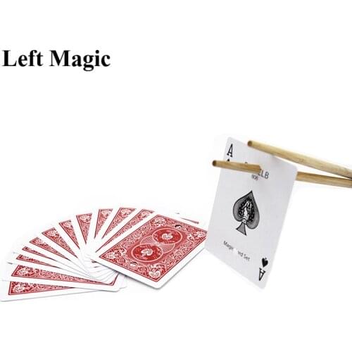 "Chopsticks Cards Magic Trick Card Magic Sets Close Up Magic Tricks Magic Props Magician Toys For Children Gifts"C2039