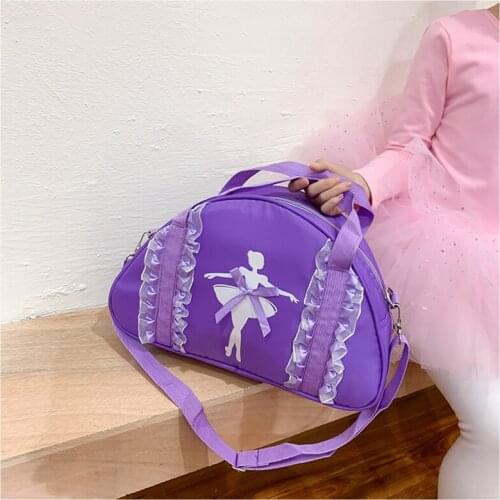 Lovely Princess Dance Bags For Girl High Quality Features Ballet Handbags Cute Printing Picture Tutu Dancing Shoulder Bags