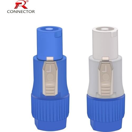 1PC Powercon Connector 3 pins 20A 250V NAC3FCA NAC3FCB Male Plug For Electric Drill LED Screen Stage Lighting Power Connecting