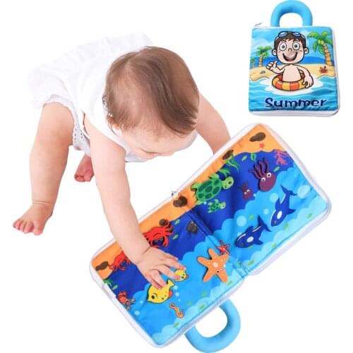 Quiet Cloth Books For Newborn Children Educational Toys Baby Infant Early Cognitive Development Activity Book DS9