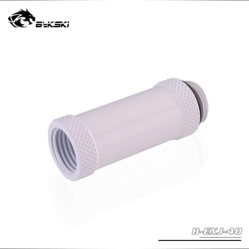 Bykski 40mm extension fittings, G1/4'' pc water cooling female connection adapterSilver/White/Black/Red/Blue/Gold,/B-EXJ-40