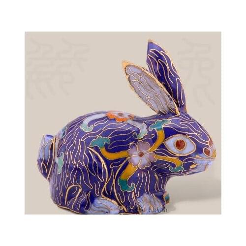 Cloisonne Decoration Bunny Gift