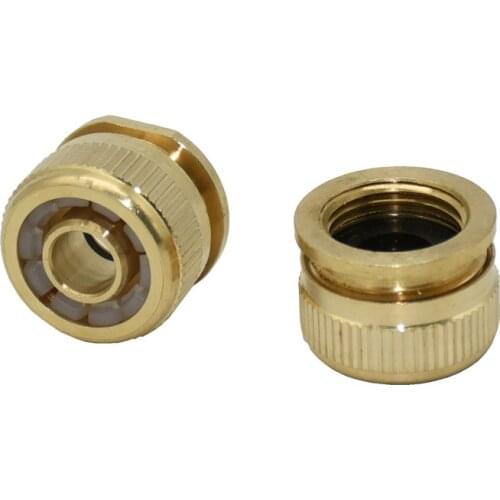 Female 1/2" to 16mm hose Quick Connector Brass 1/2 hose copper metal threaded water pipe connector 20pcs