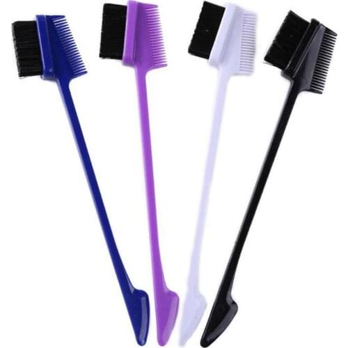 1pcs Beauty Double Sided Edge Control Hair Comb Hair Styling Hair Brush 2020 NEW FASHION