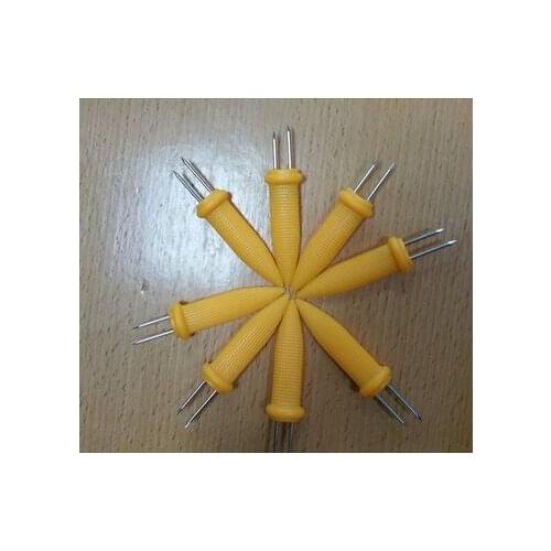 1000pcs Twin Prong Skewers Barbecue Fork Fruit Corn Holder BBQ Fork Garpu Tool