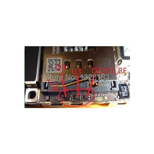 30sets/lot, Original new Q3 + U3 home button IC + DZ101_RF SIM control IC For iPhone 5 5G pry damage fix parts, HK free ship