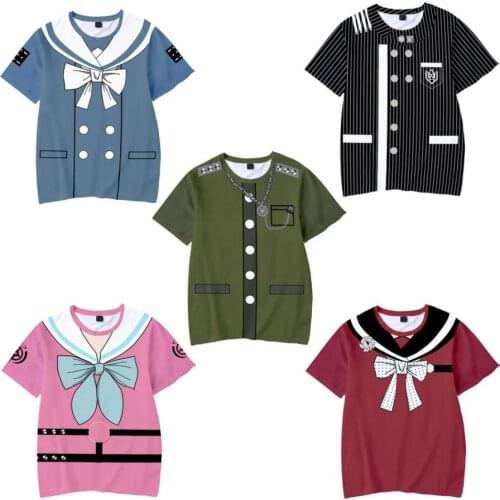 Danganronpa V3 3D T Shirt Women Men Harukawa Maki Miu Iruma Saihara Shuichi Korekiyo Shinguji Chabashira Tenko Cosplay Costume