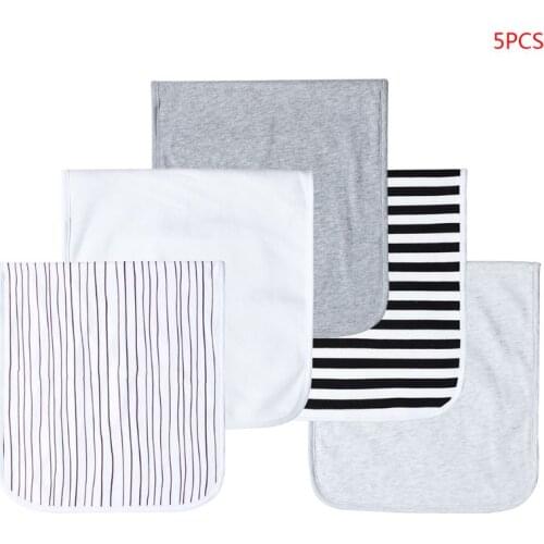 5 Pcs Baby Triple-layer Feeding Towel Infants Snoring Cloth Spit Milk Absorbent Towels Newborn Burp Rags Maternal Child Supplies