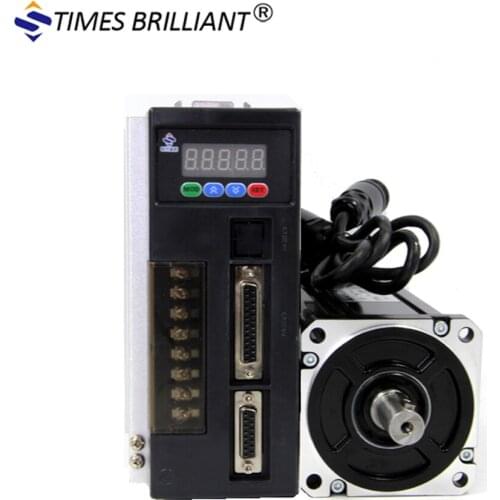 750w 3phase 220v servo motor 0.75kw ac servo motor 90ST-M02430 with 3m cable