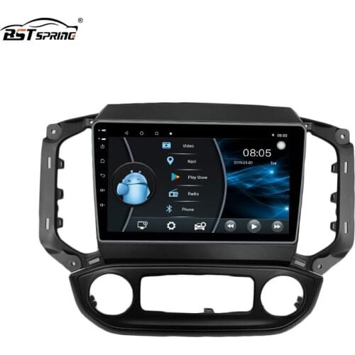 Bosstar wifi BT gps navigation android car dvd player for Chevrolet colorado 2018 car stereo