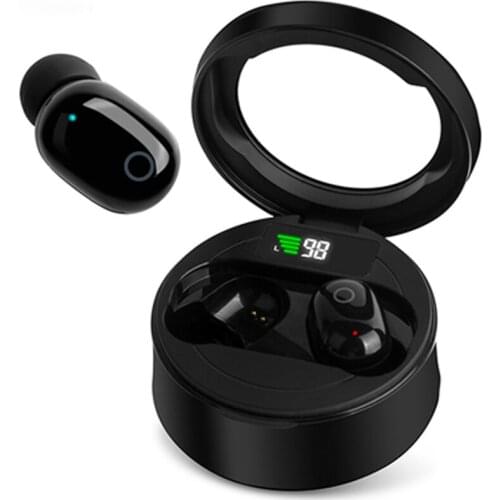 Ture wireless stereo earphones touch button Bluetooth 5.0 TWS sport headphone strong bass Headset with battery display