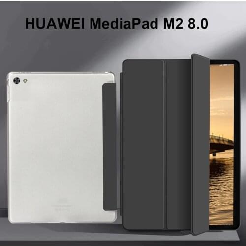 For Huawei MediaPad M2 8.0 M2-801W/803L Tablet Case PU Leather Tri-fold Cover For Huawei M2 Tablet case Slim protector cover