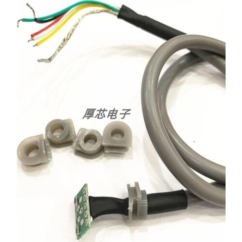 Electric wire electric cable silicone ring D hole O ring rubber protection coil convenient coil 10 sets of seal